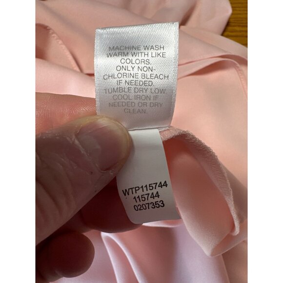 J. Jill Roll Tab Sleeve V-Neck Asymmetrical Hem Blouse Sz 2X - Picture 11 of 12